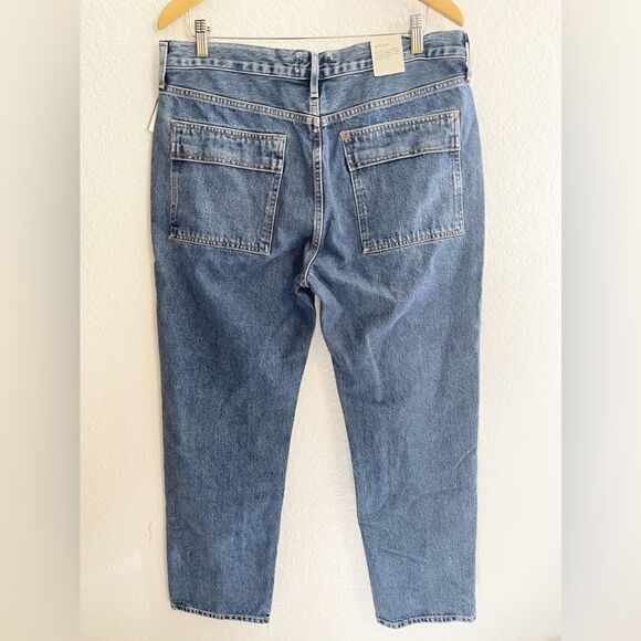 Agolde Cooper cargo jeans in medium dark wash. 31. NWT - Picture 7 of 12